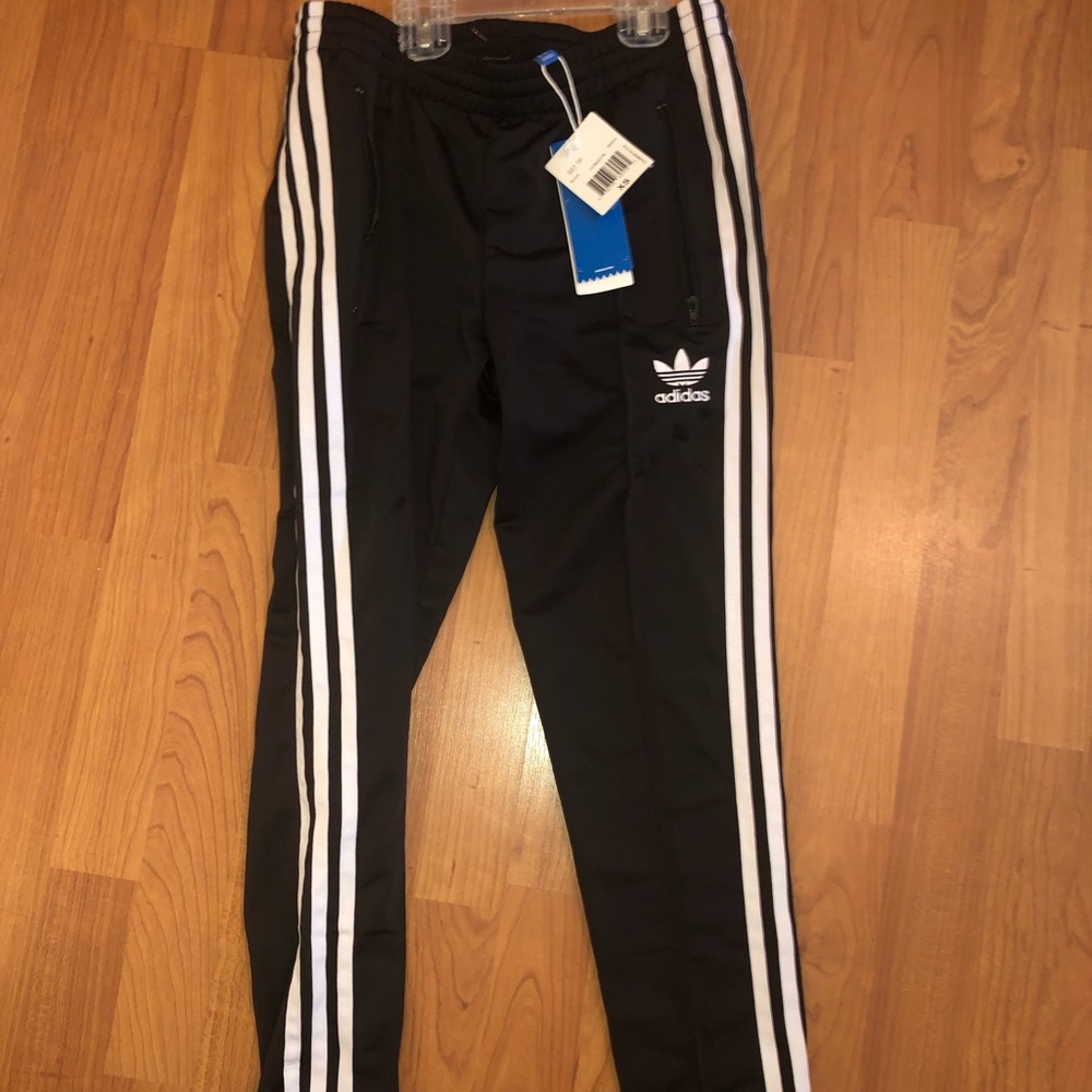 Black Adidas pants